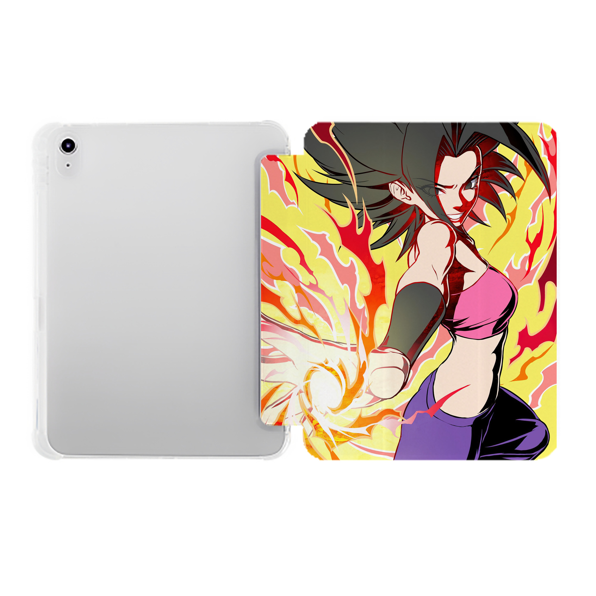 （画像用） ドラゴンボール DRAGON BALL IPad ケース ペン収納付き 三つ折りスタンド PUレザー×シリコン 対応機種9.5/10.5/10.9インチ